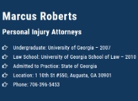 Legal Professional Marcus Roberts in Augusta GA