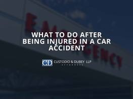 What to Do After Being Injured in a Car Accident