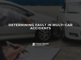 Determining Fault in Multi-Car Accidents