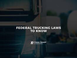 Federal Trucking Laws to Know