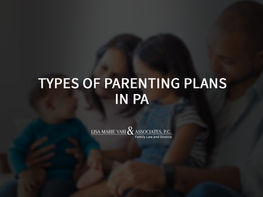 Types of Parenting Plans in PA