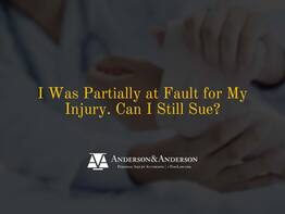 I Was Partially at Fault for My Injury. Can I Still Sue?