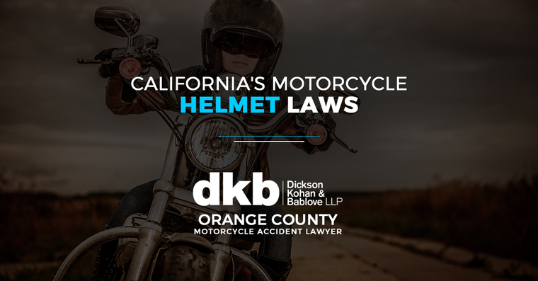 California's Motorcycle Helmet Laws