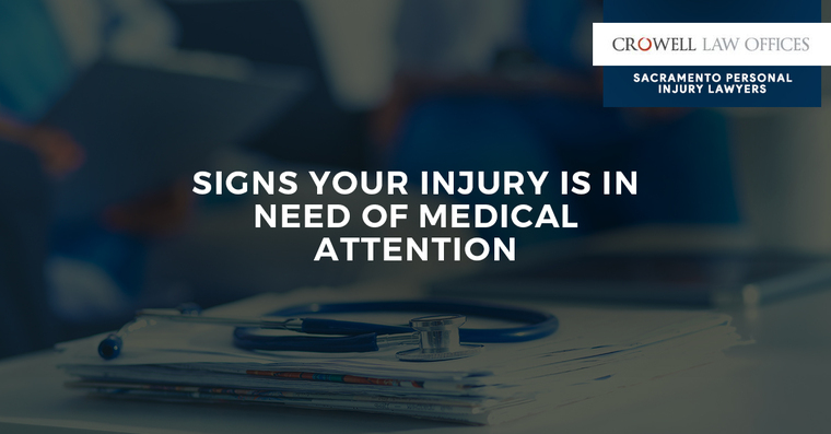 Signs Your Injury Is in Need of Medical Attention